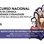 Novas datas concurso nacional direitos da crianca em cidadania e igualdade